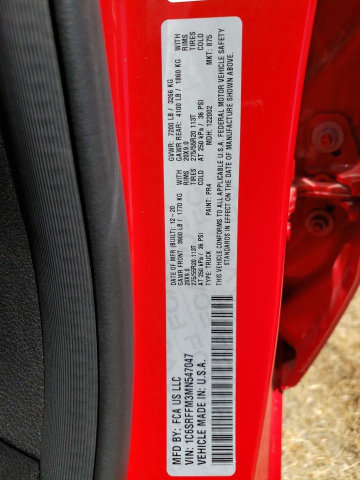 2021 RAM 1500