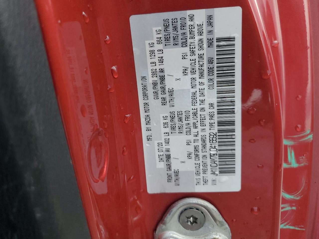2020 MAZDA MX-5 Miata