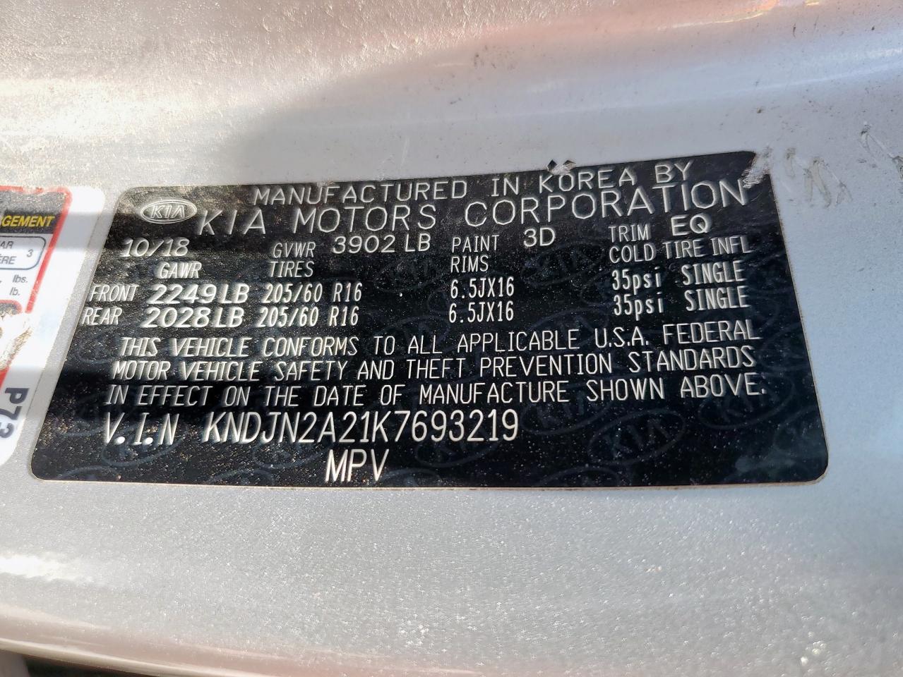 2019 KIA SOUL