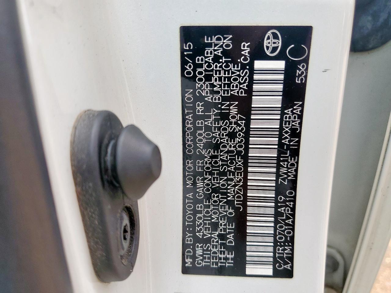 2015 TOYOTA PRIUS V