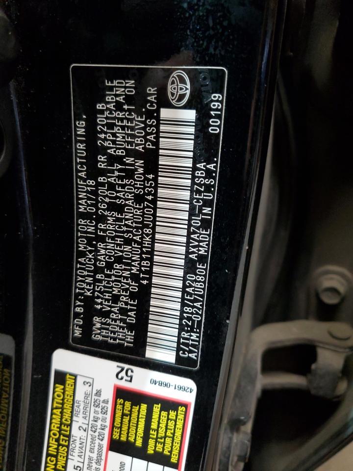 2018 TOYOTA CAMRY