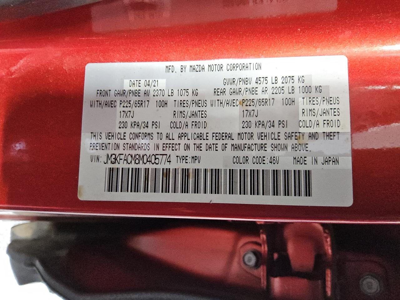 2021 MAZDA CX-5