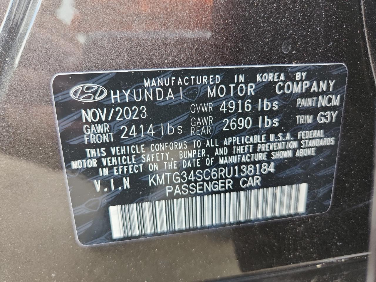 2024 GENESIS G70