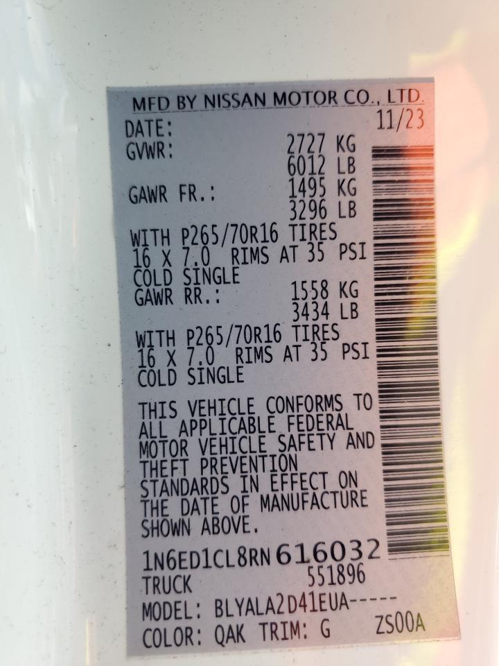 2024 NISSAN Frontier