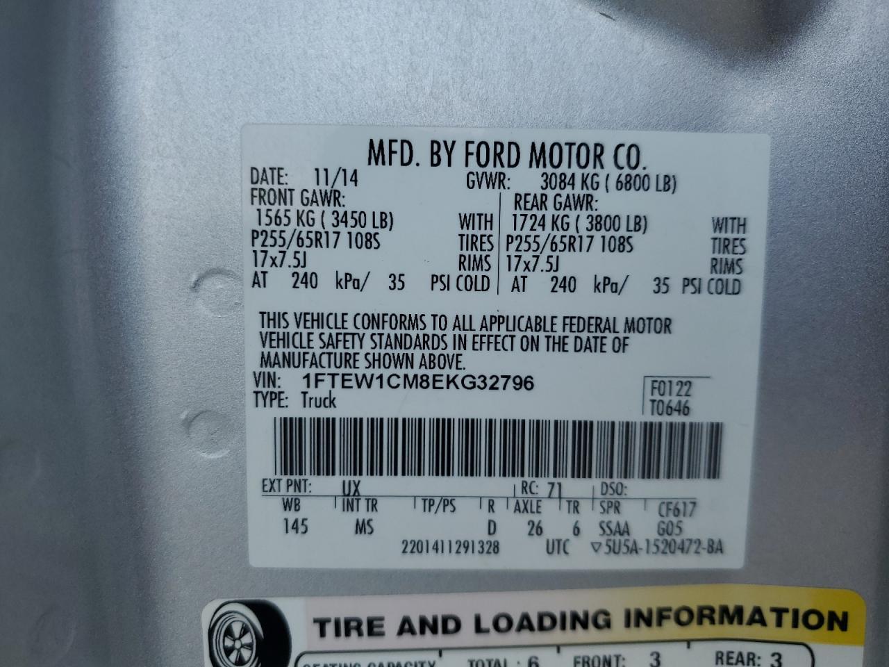 2014 FORD F-150