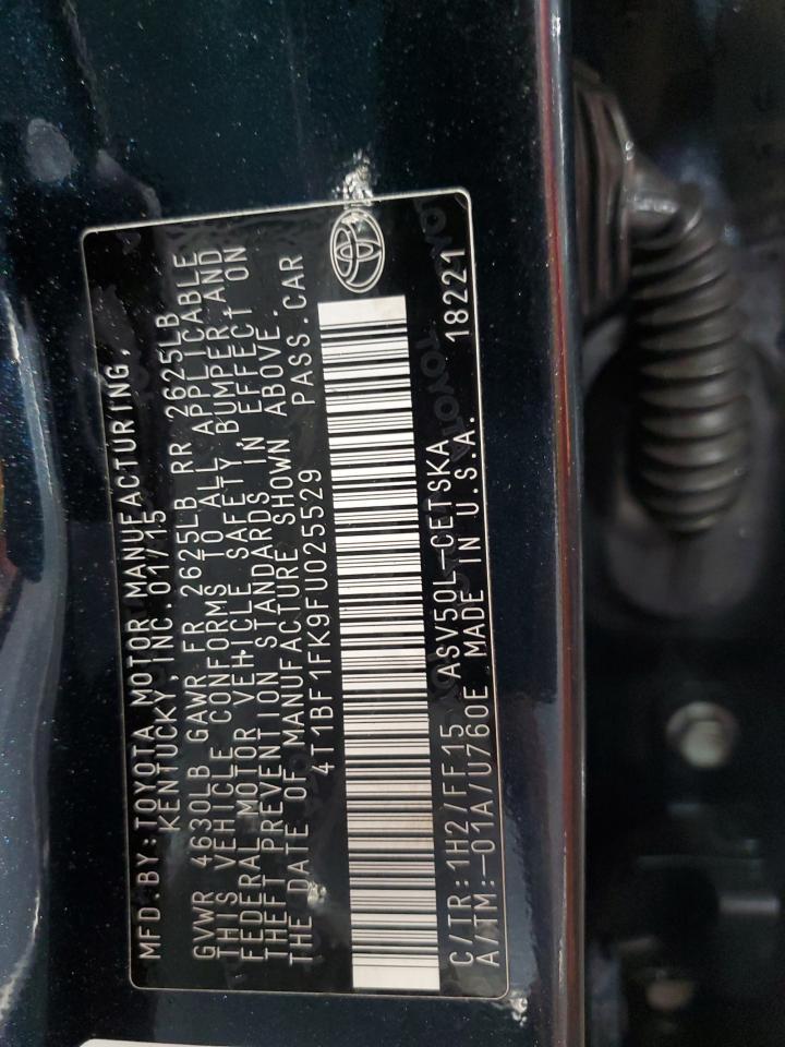 2015 TOYOTA CAMRY