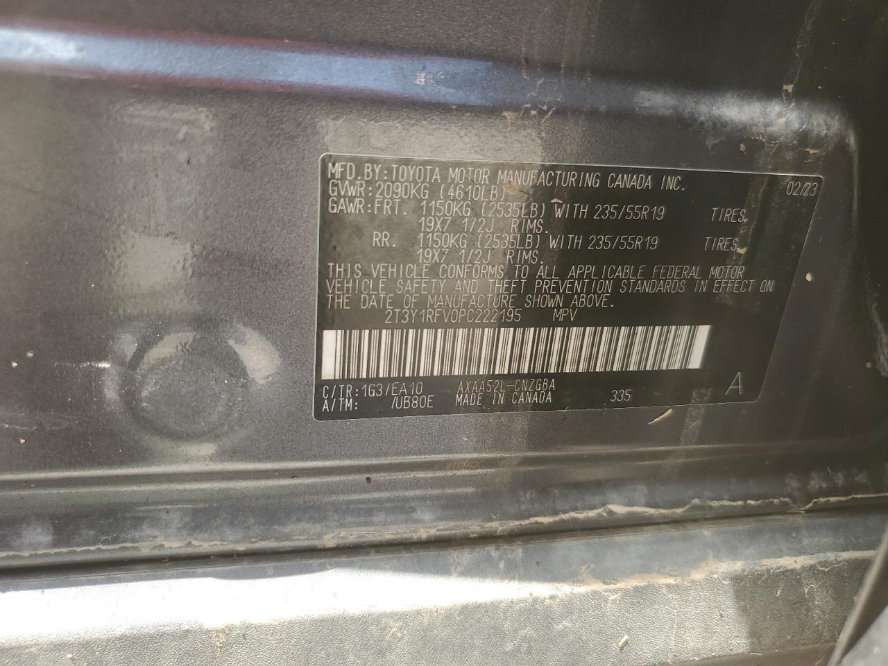 2023 TOYOTA RAV4