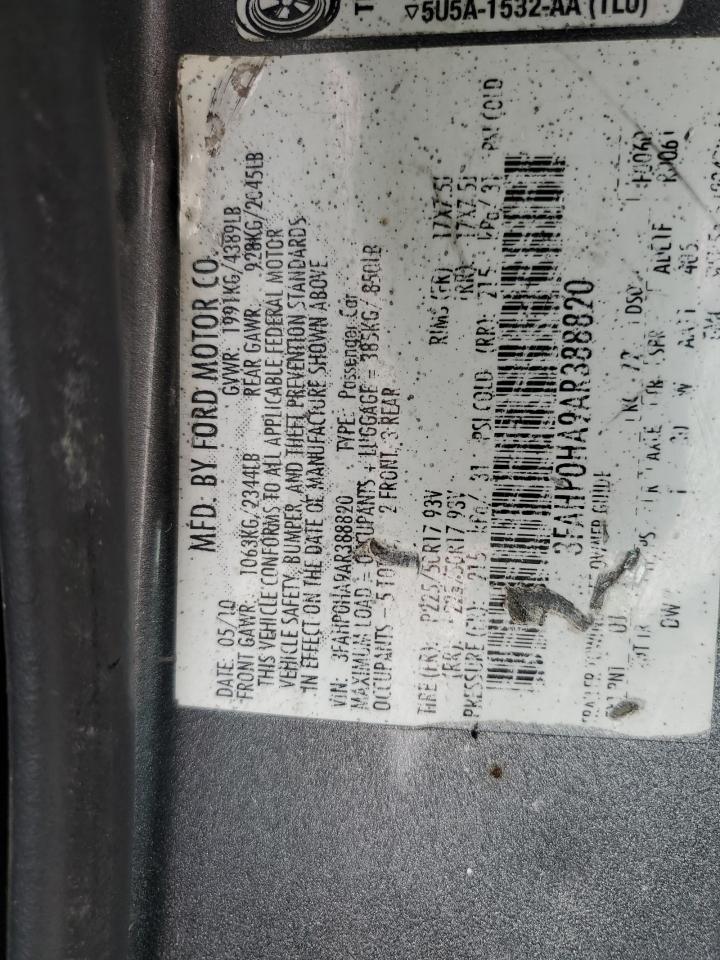 2010 FORD FUSION