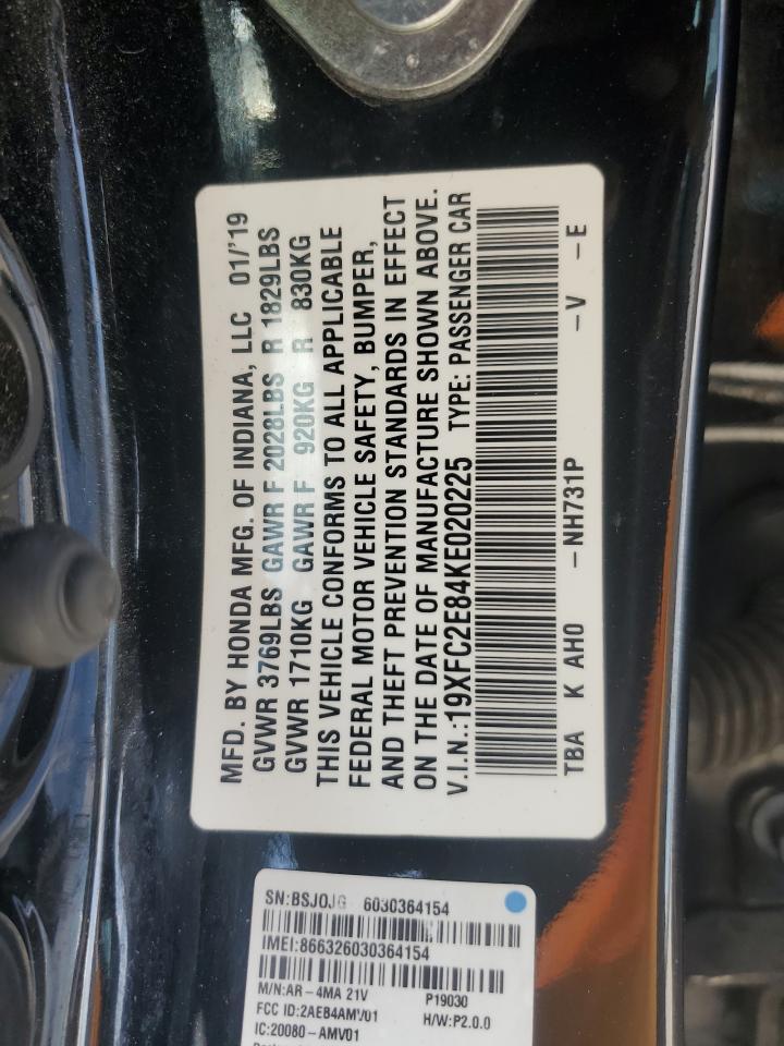 2019 HONDA CIVIC