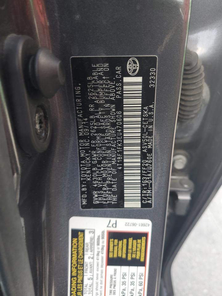 2014 TOYOTA CAMRY
