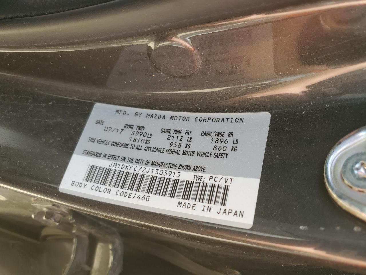 2018 MAZDA CX-3