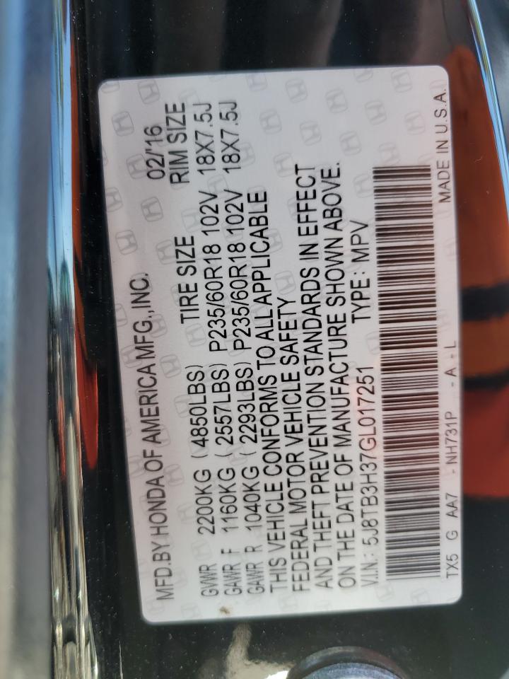2016 ACURA RDX