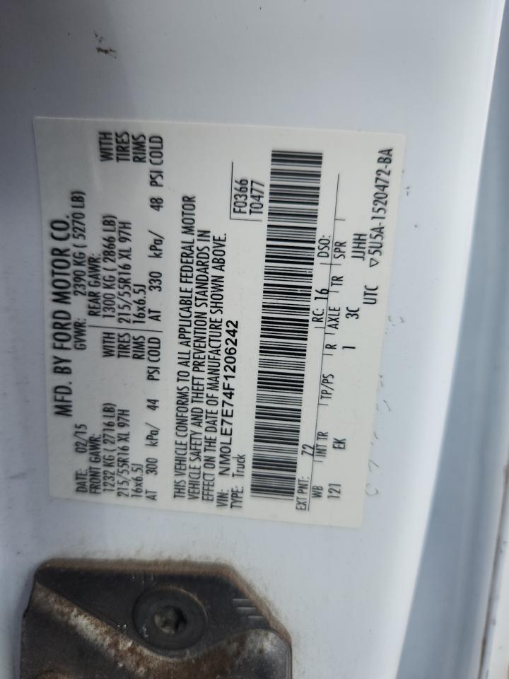 2015 FORD TRANSIT CONNECT