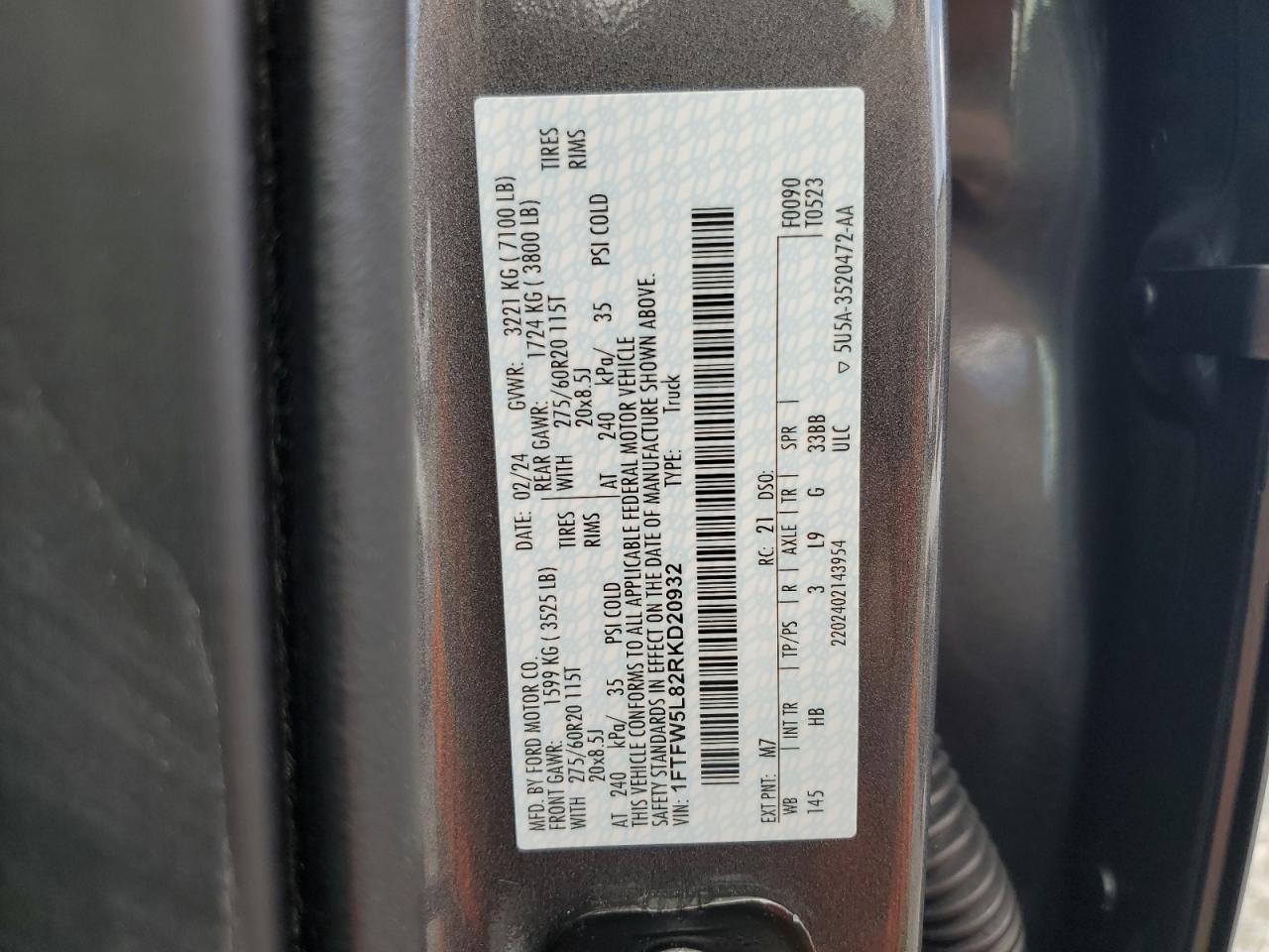 2024 FORD F-150