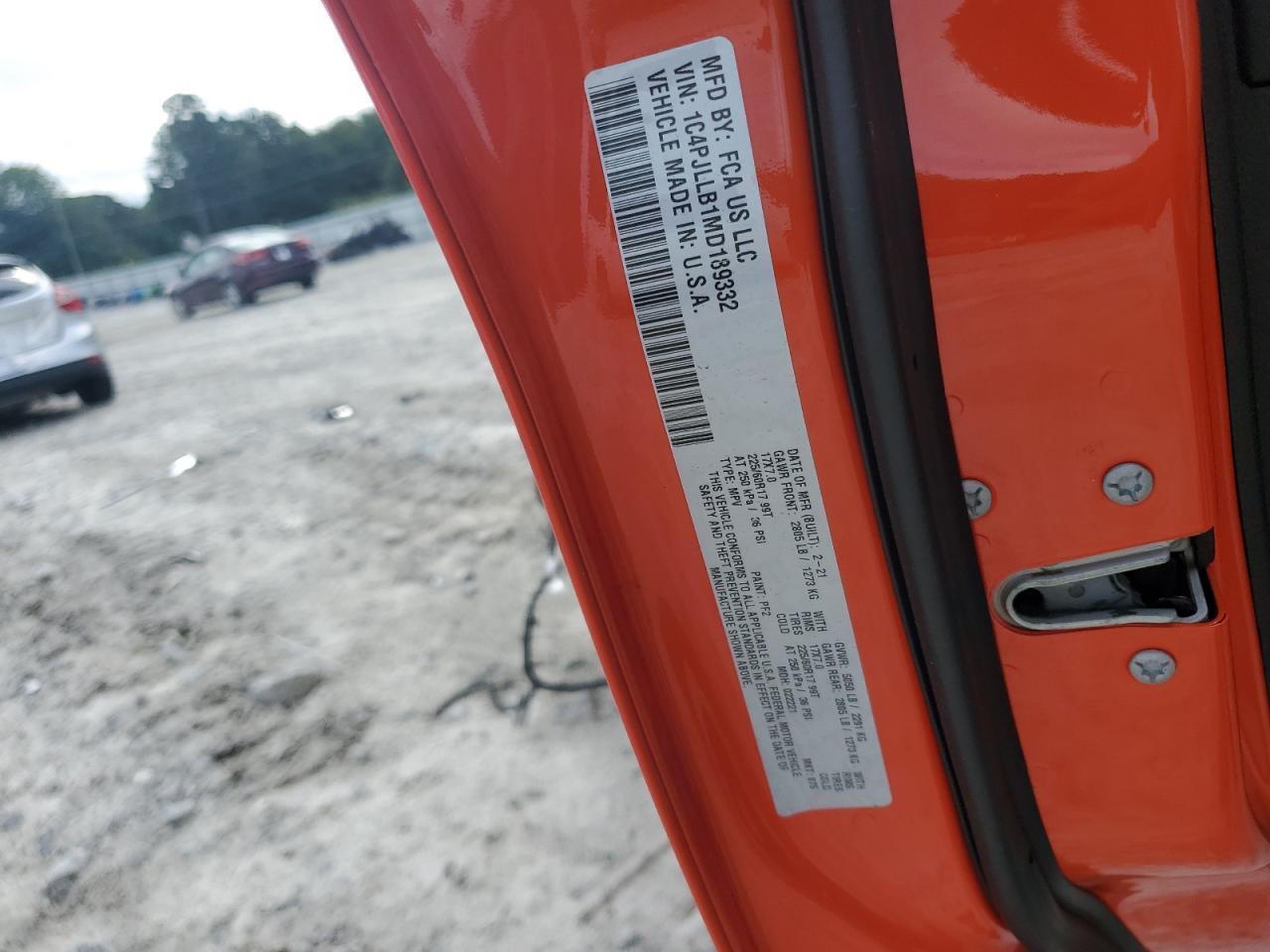 2021 JEEP CHEROKEE