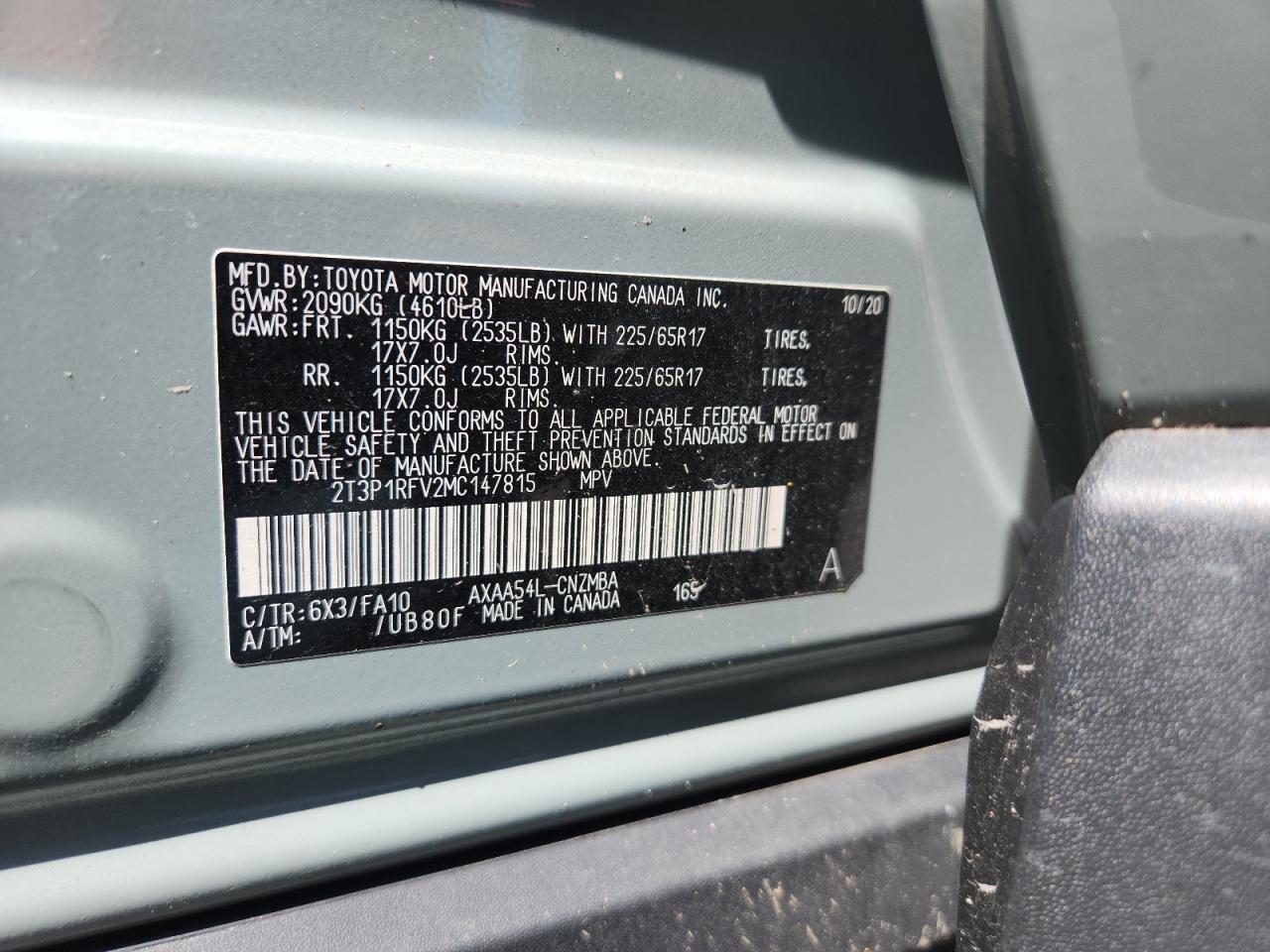 2021 TOYOTA RAV4