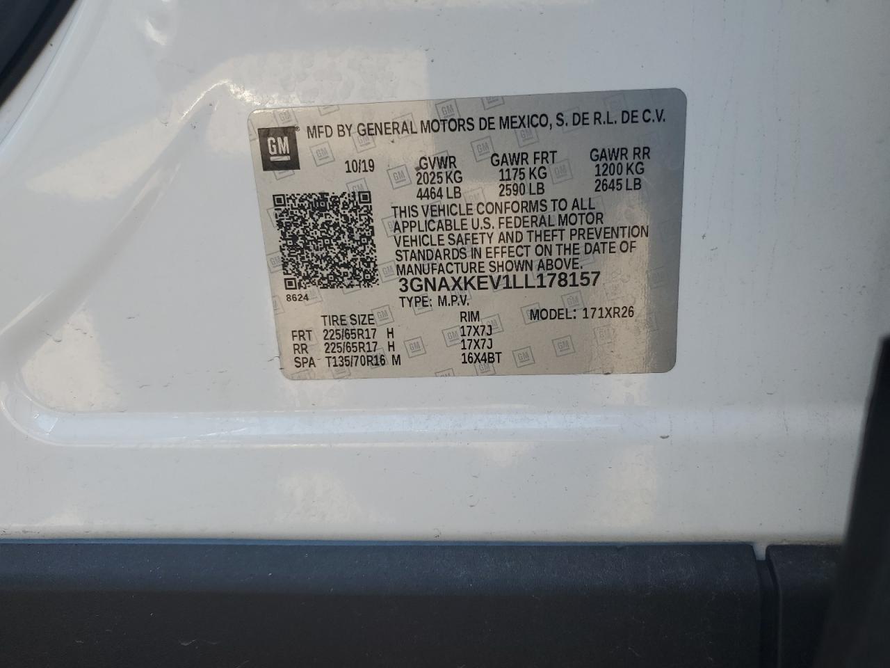 2020 CHEVROLET EQUINOX