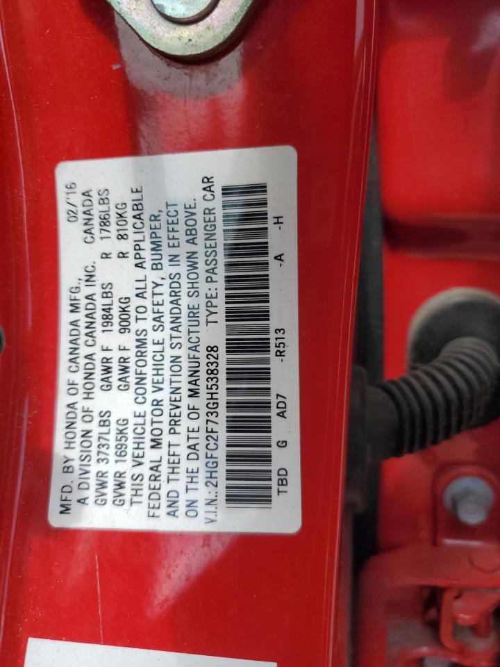 2016 HONDA CIVIC