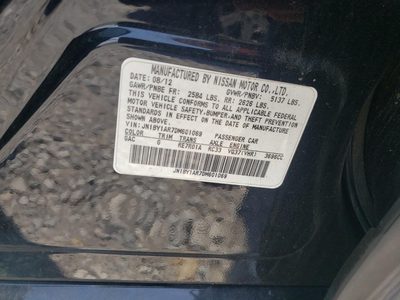 2013 INFINITI M37