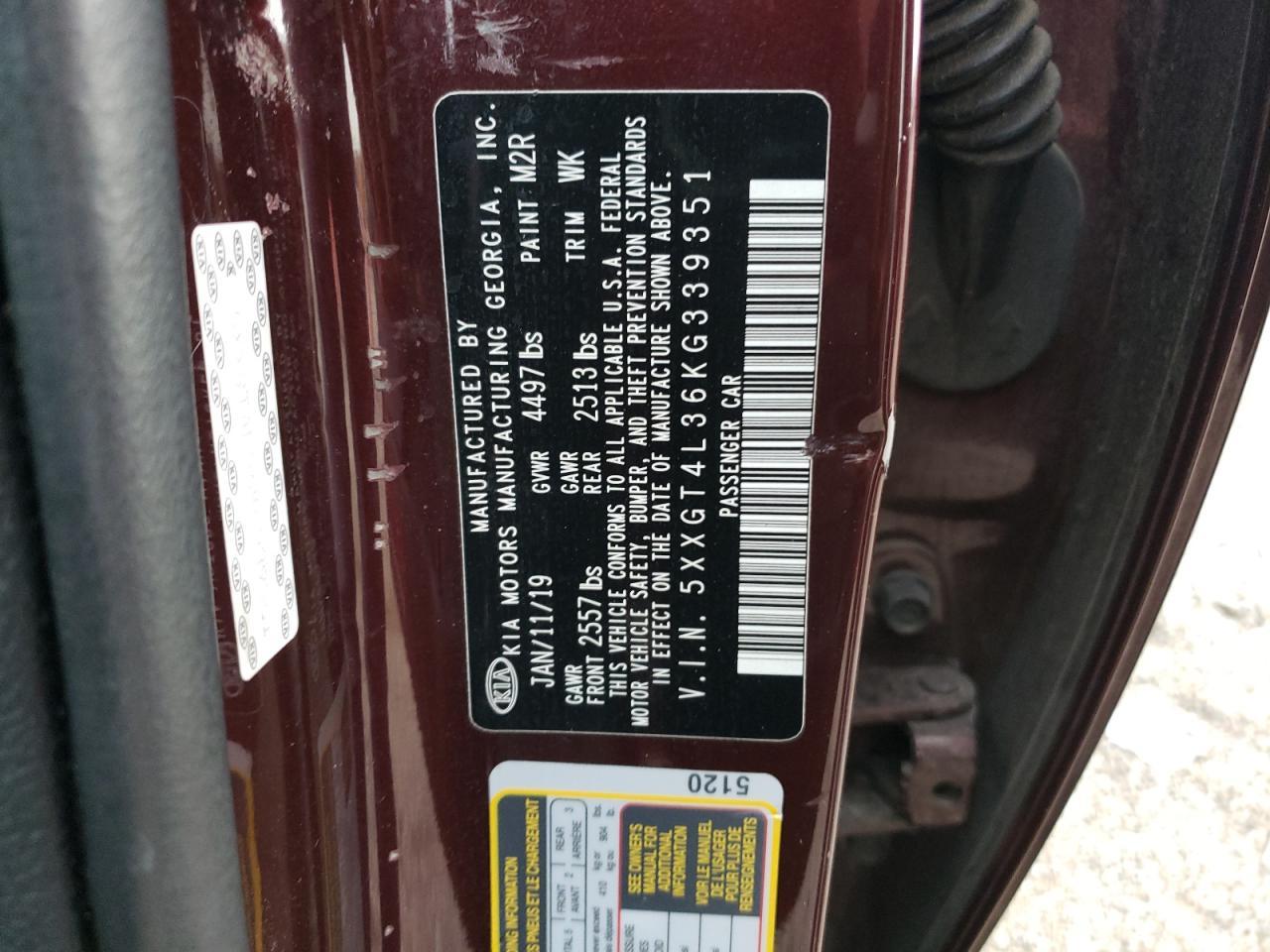 2019 KIA OPTIMA