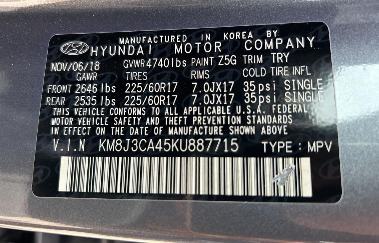 2019 HYUNDAI TUCSON