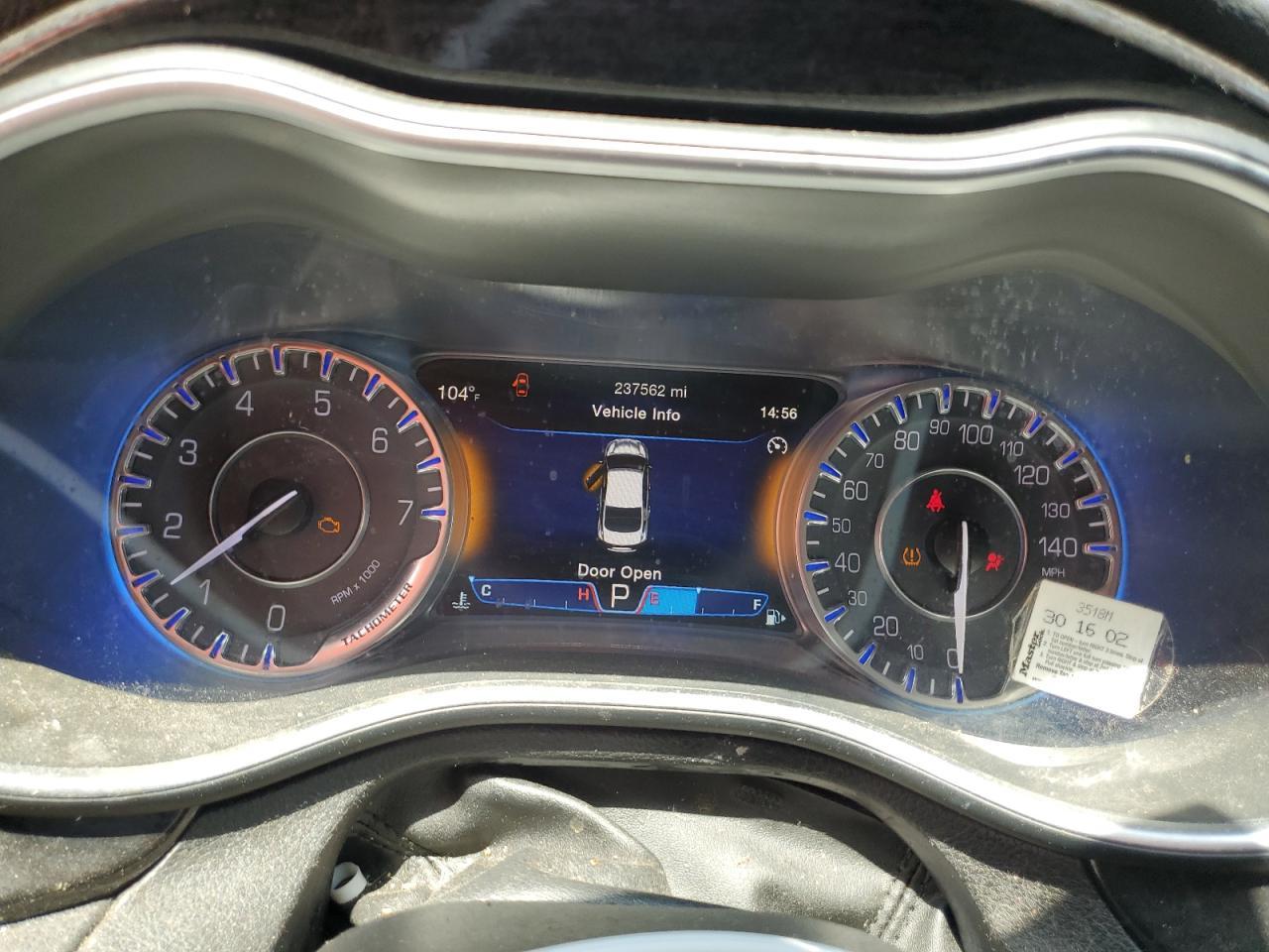 2015 CHRYSLER 200