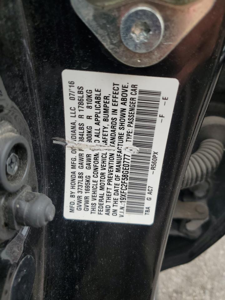 2016 HONDA CIVIC