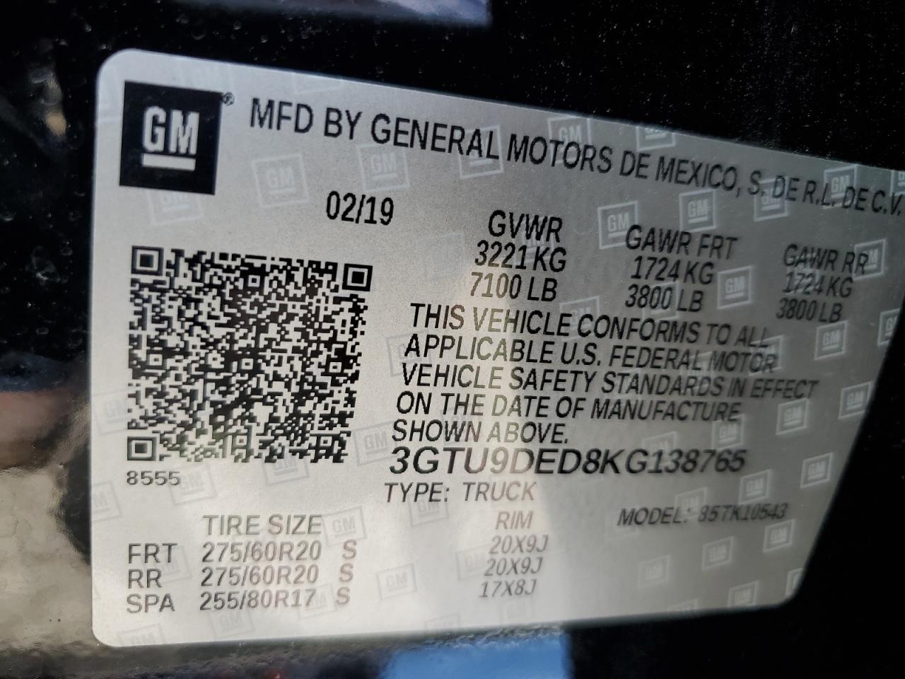 2019 GMC Sierra