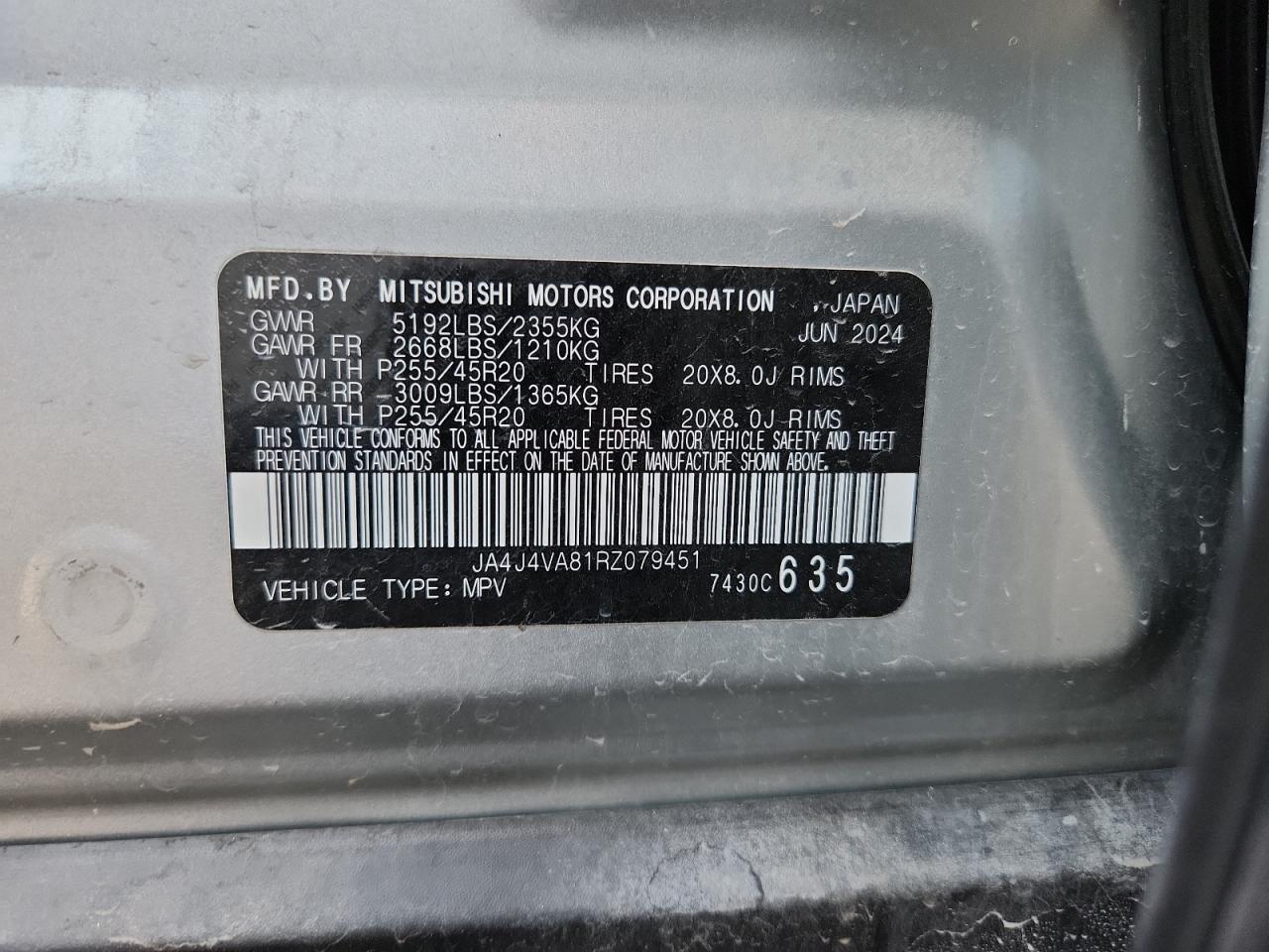 2024 MITSUBISHI outlander