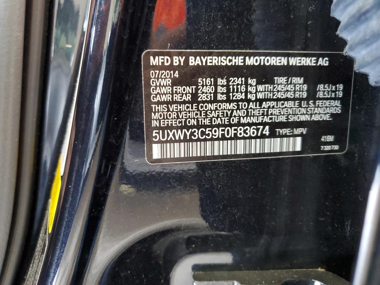 2015 BMW X3