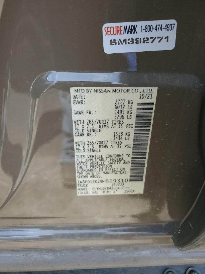2022 NISSAN Frontier