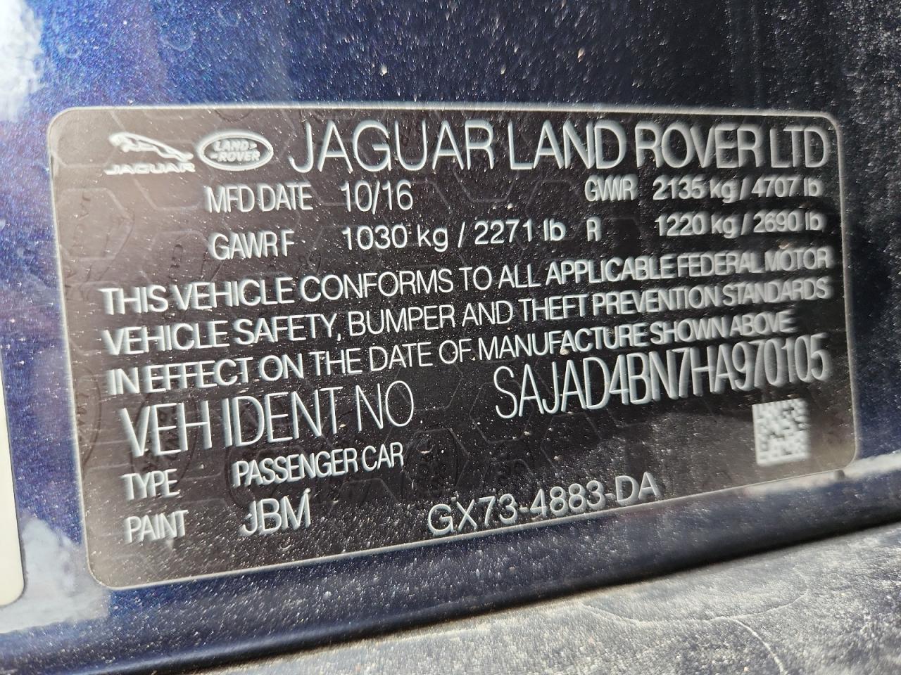 2017 JAGUAR XE