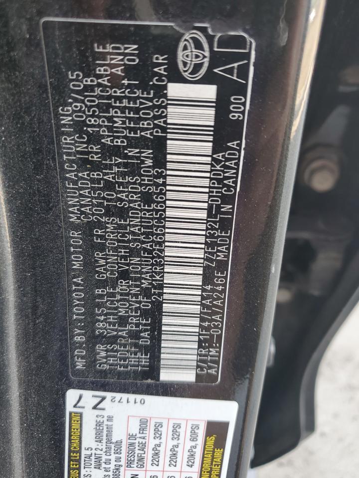 2006 TOYOTA COROLLA