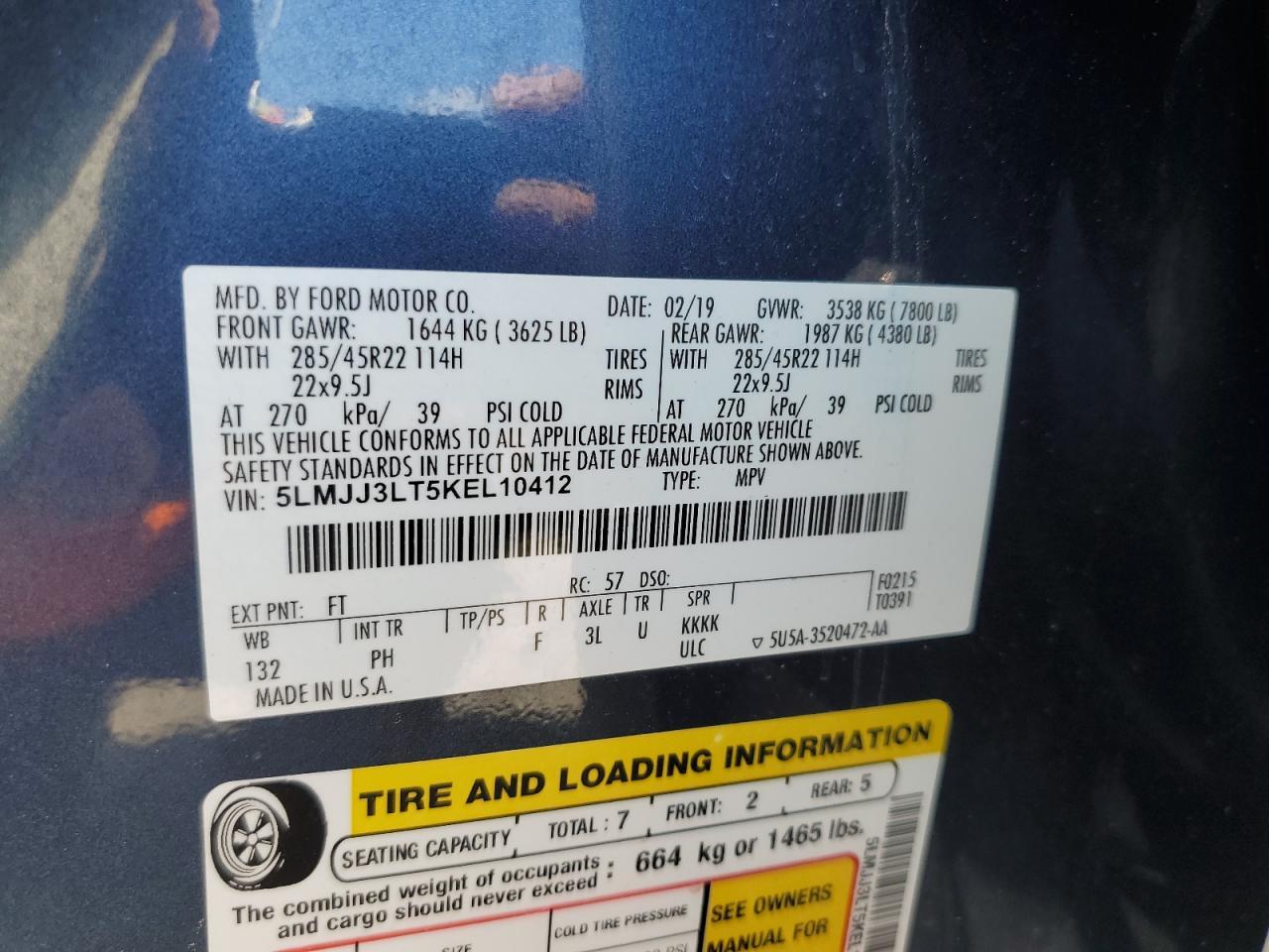 2019 LINCOLN Navigator