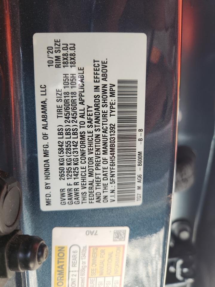 2021 HONDA PILOT