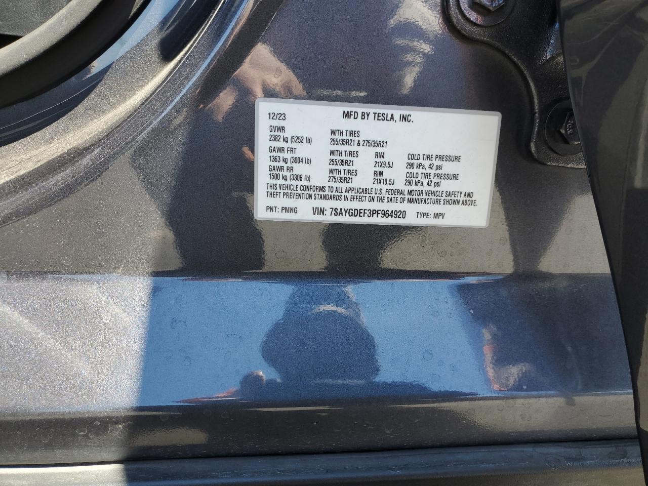 2023 TESLA MODEL Y