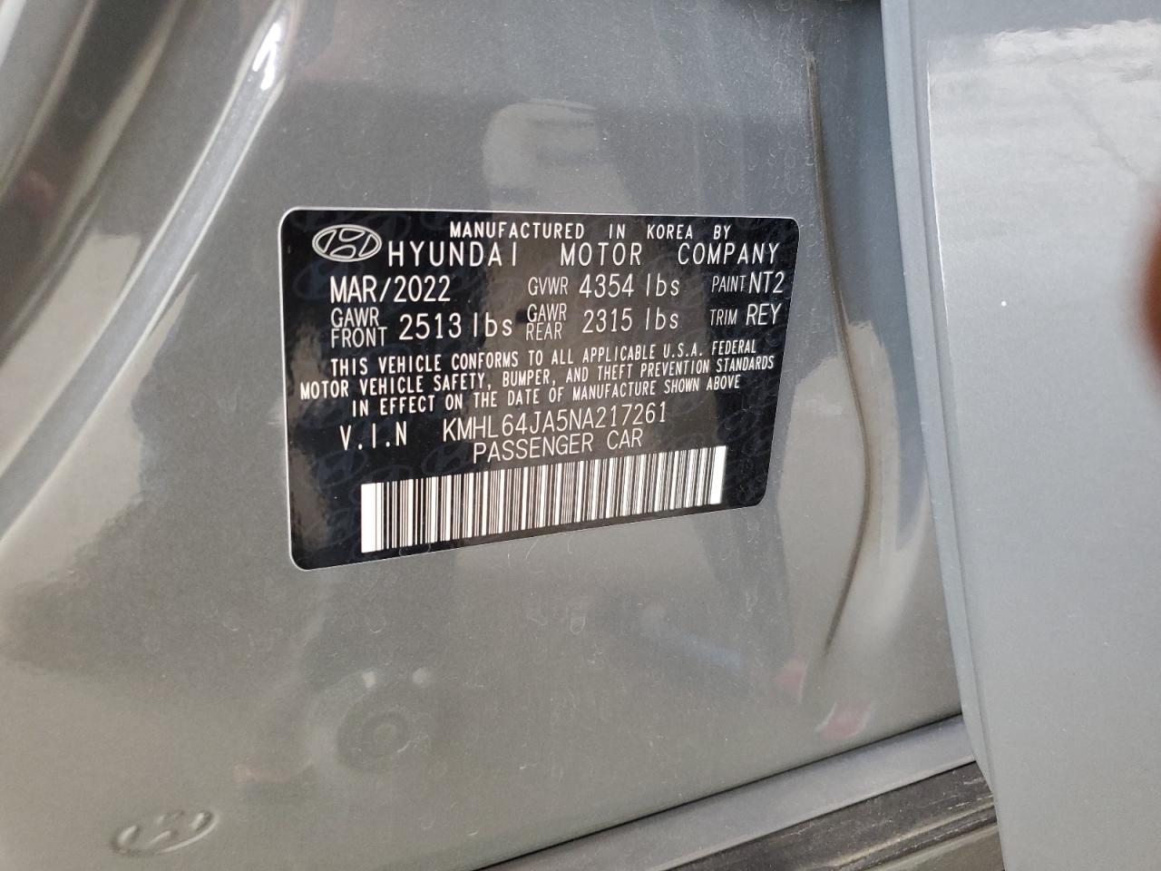 2022 HYUNDAI SONATA