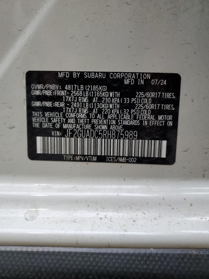2024 SUBARU Crosstrek