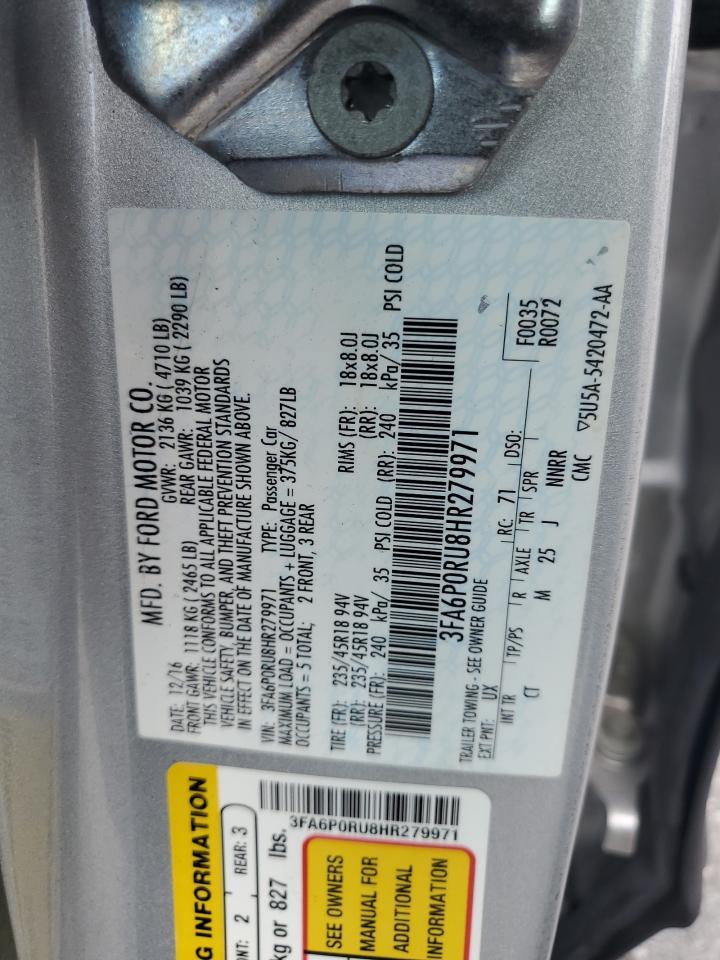 2017 FORD FUSION