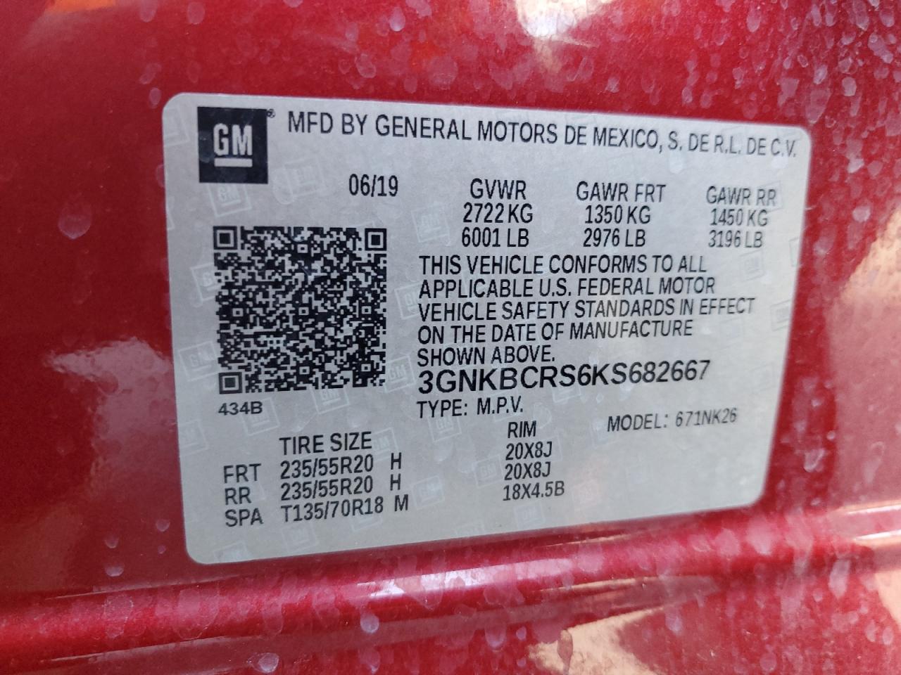 2019 CHEVROLET BLAZER