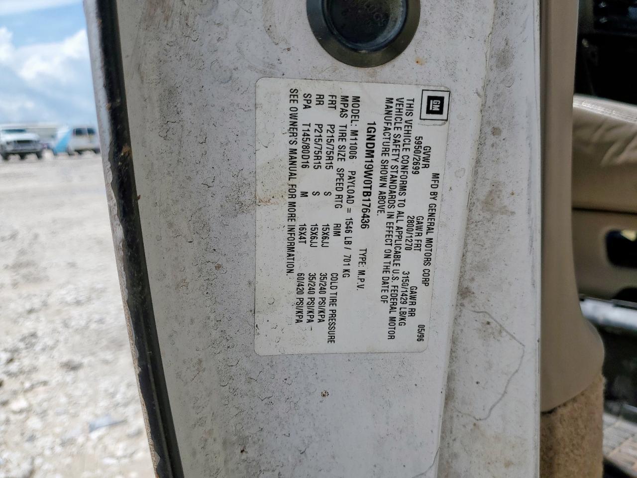1996 CHEVROLET Astro