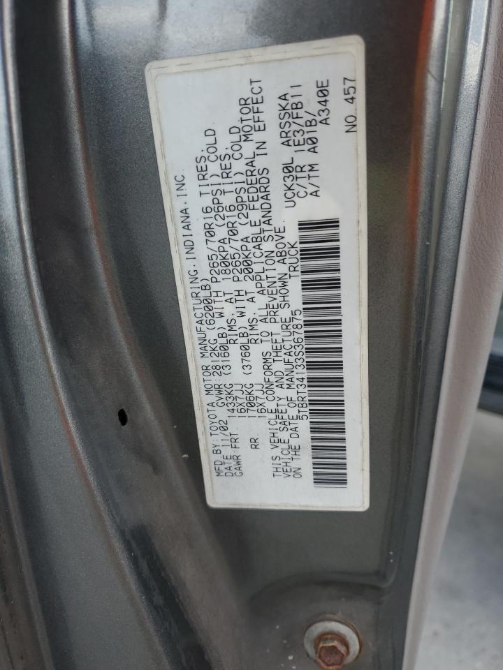 2003 TOYOTA TUNDRA