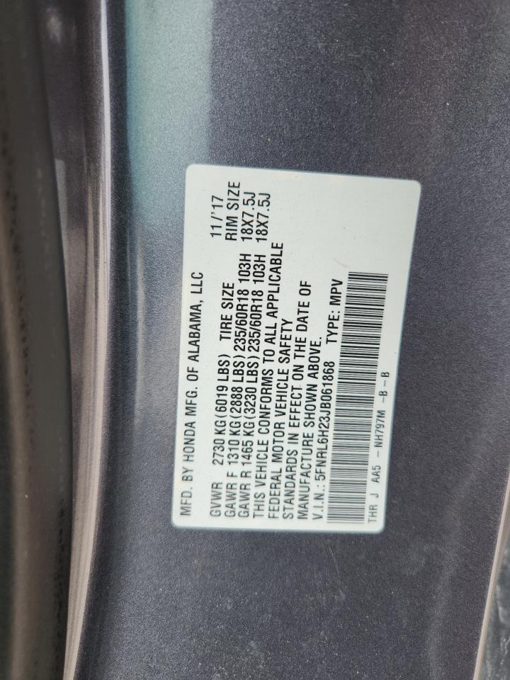 2018 HONDA ODYSSEY