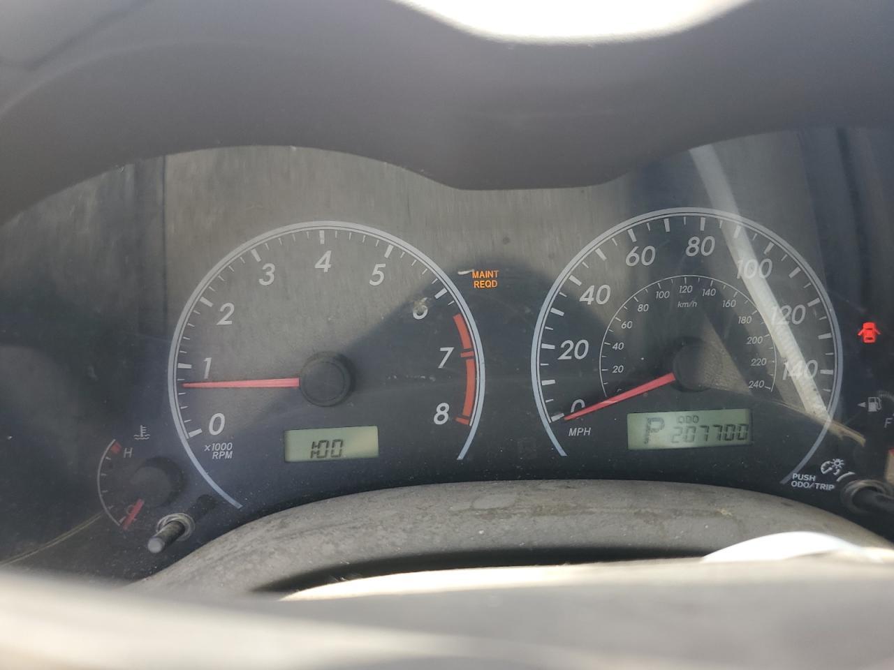 2009 TOYOTA COROLLA