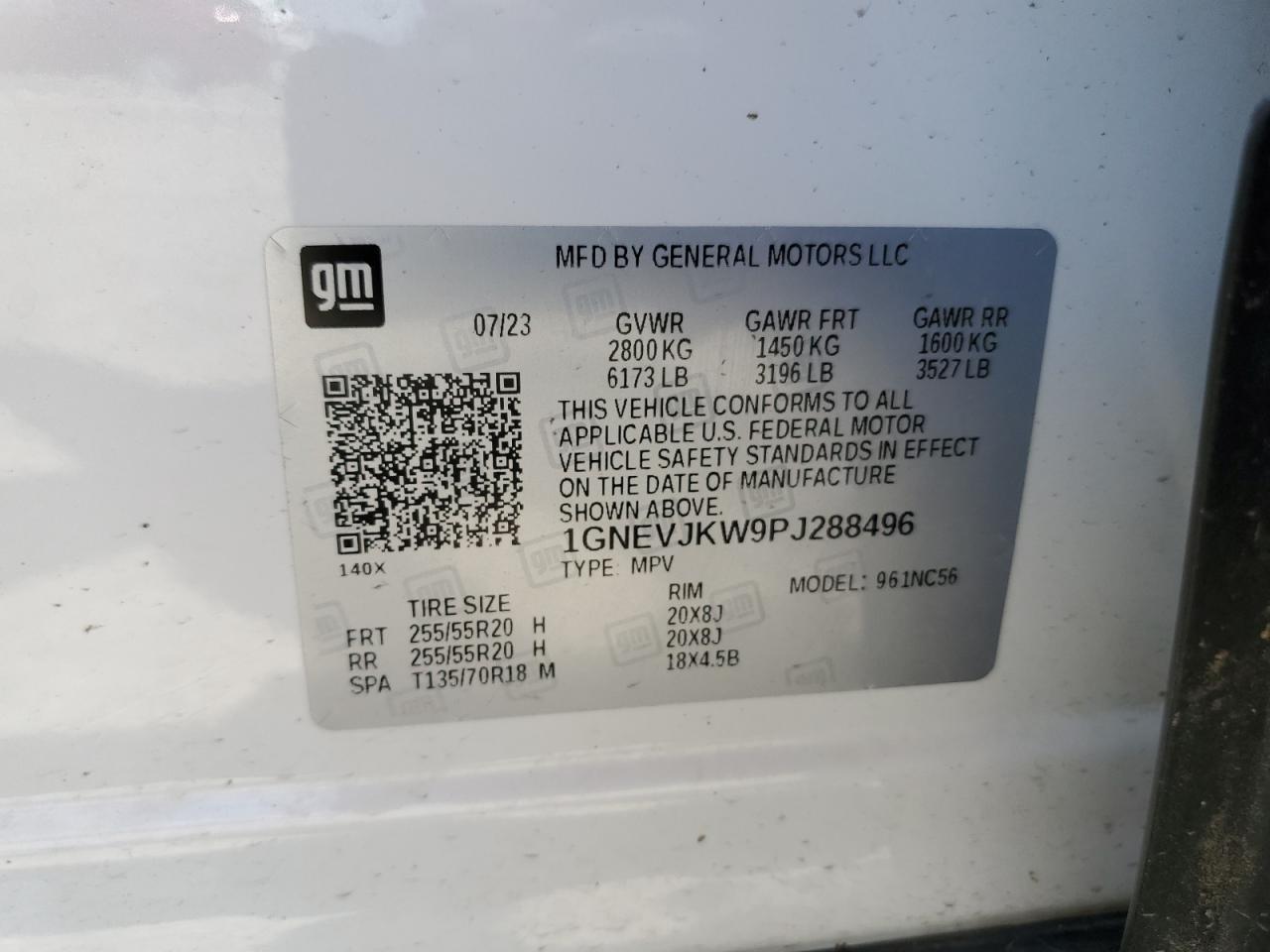 2023 CHEVROLET TRAVERSE