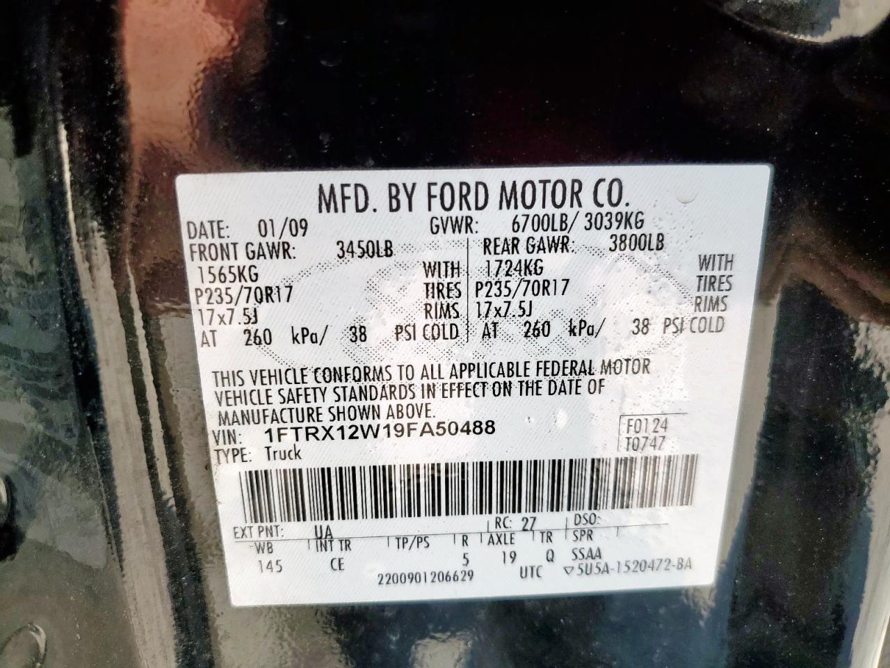 2009 FORD F-150