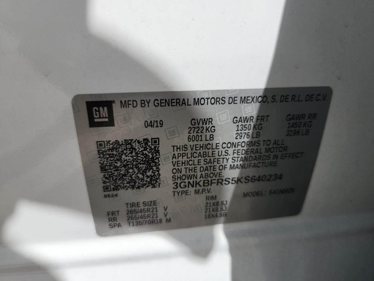 2019 CHEVROLET BLAZER