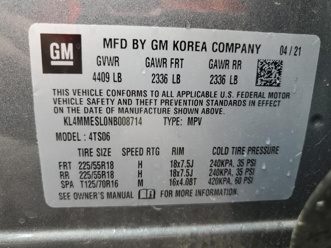 2022 BUICK Encore GX