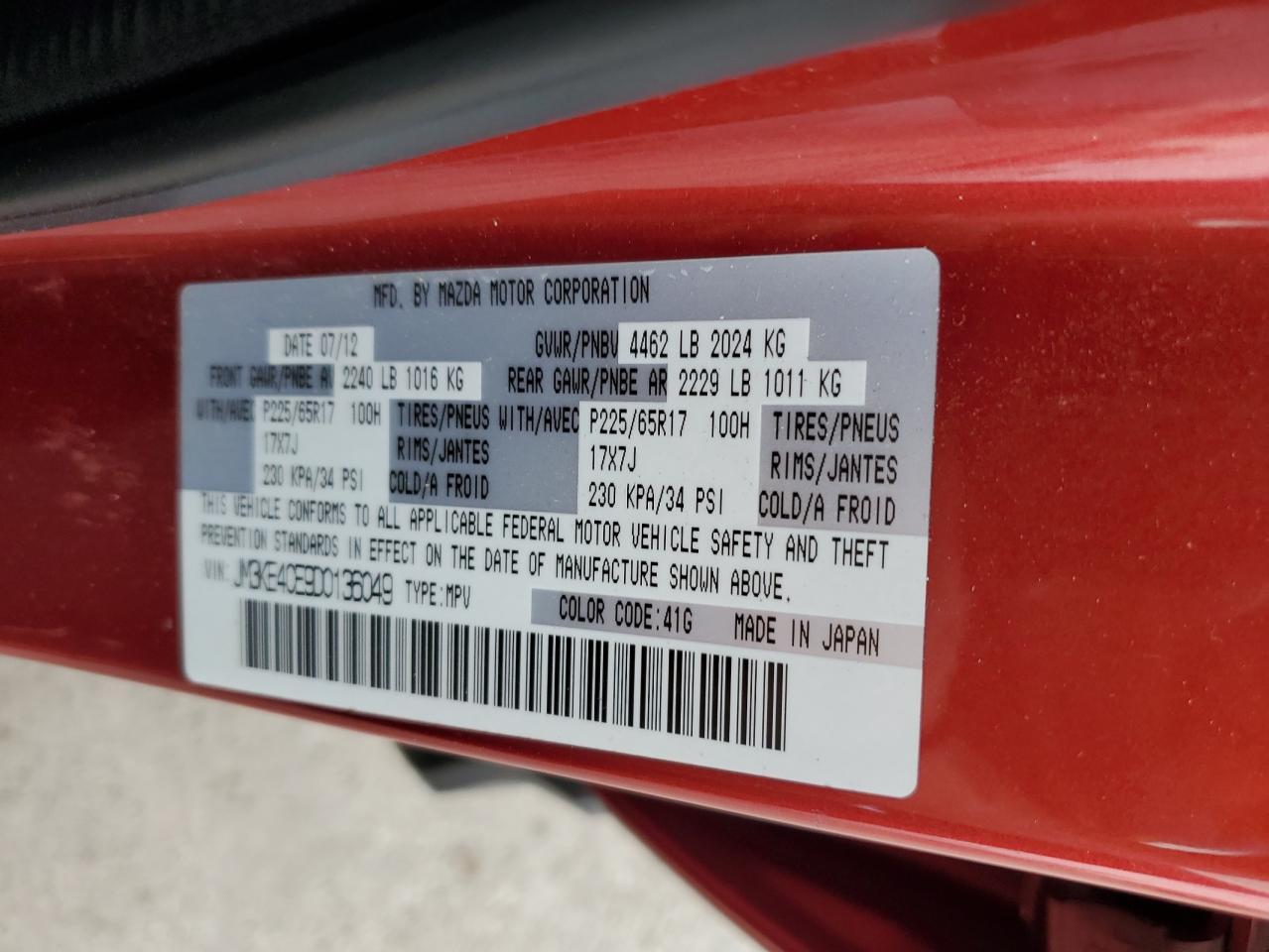 2013 MAZDA CX-5