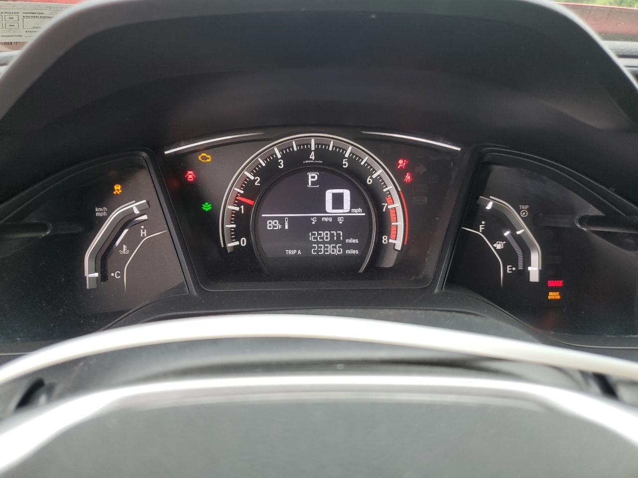 2016 HONDA CIVIC